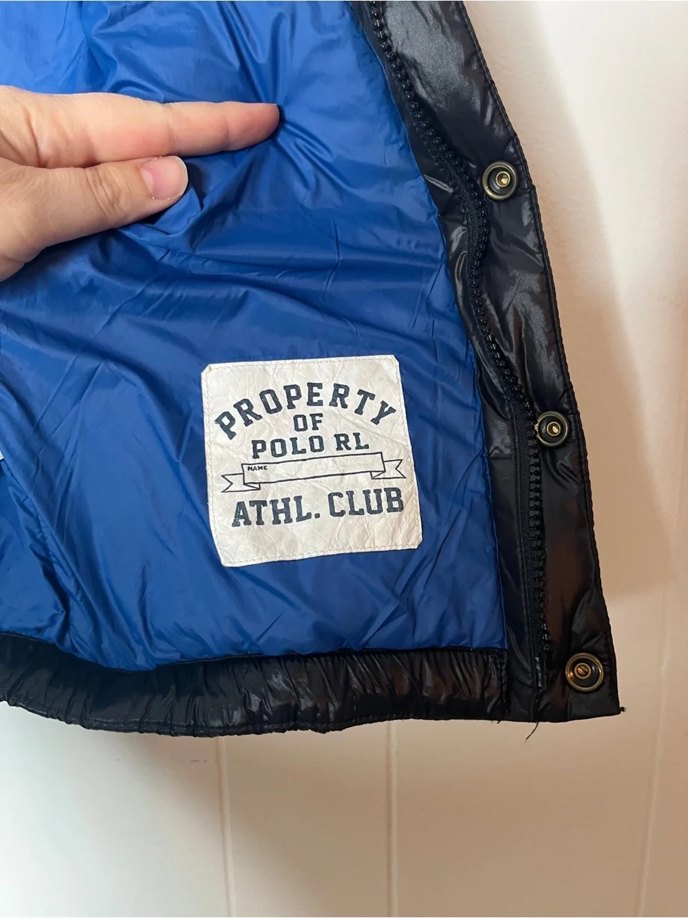 Polo Ralph Lauren Kids Black Down Puffer Jacket with Hood Boys 5 Winter
